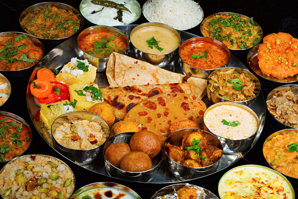 Vegetarian thali - India