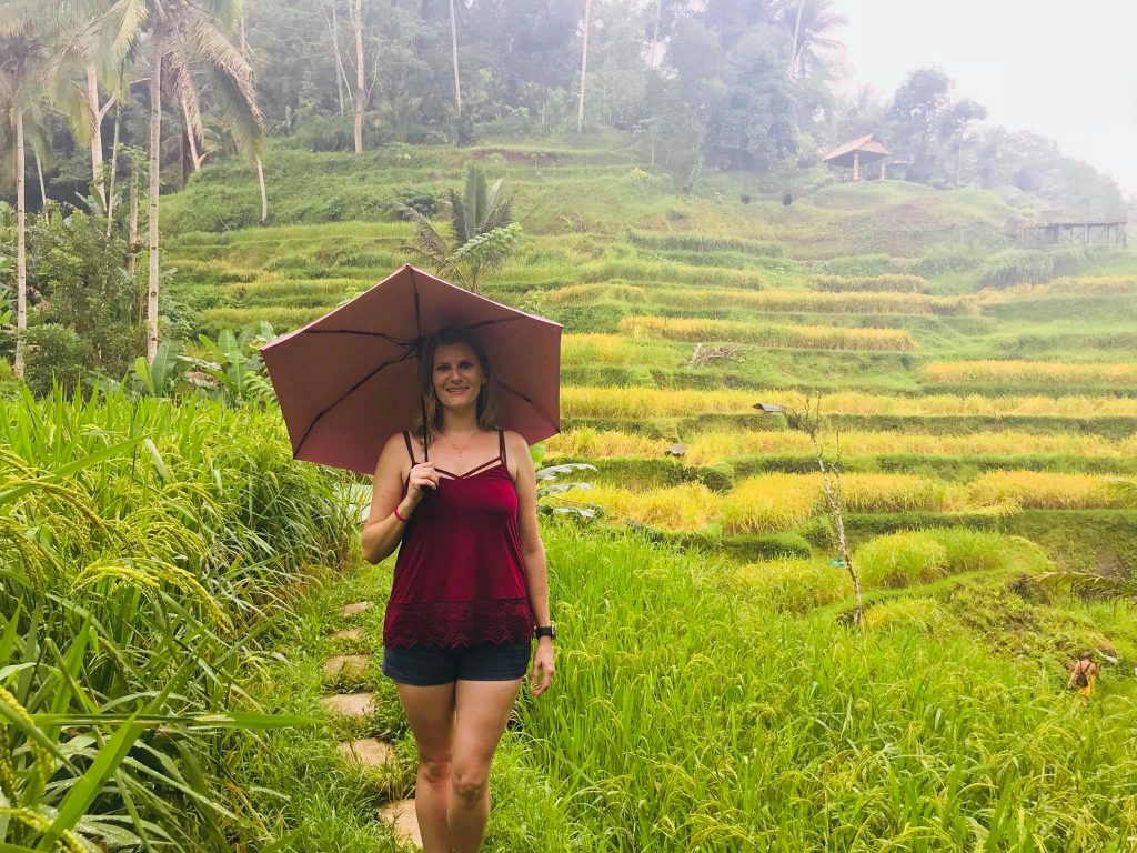 Chelsea Lew in Bali