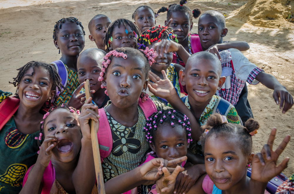 kids in Angola community