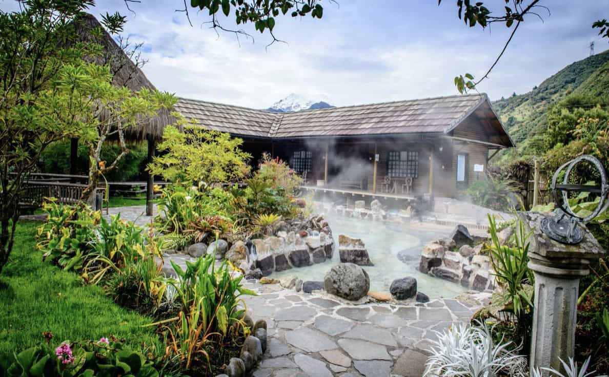 hotel with hot springs ecuador