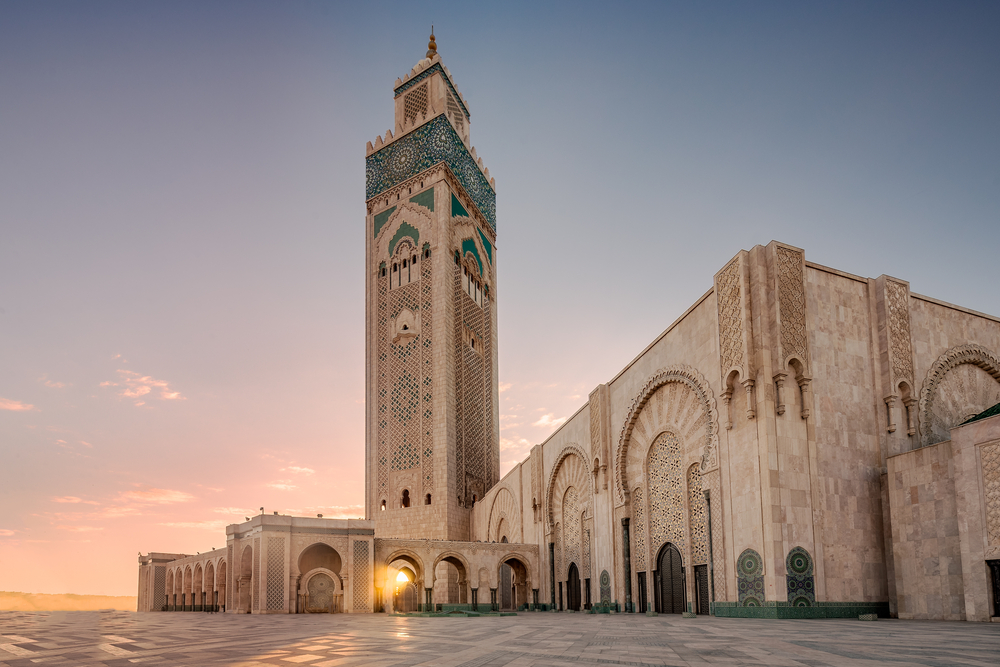 Moroccan mosque in Casablanca