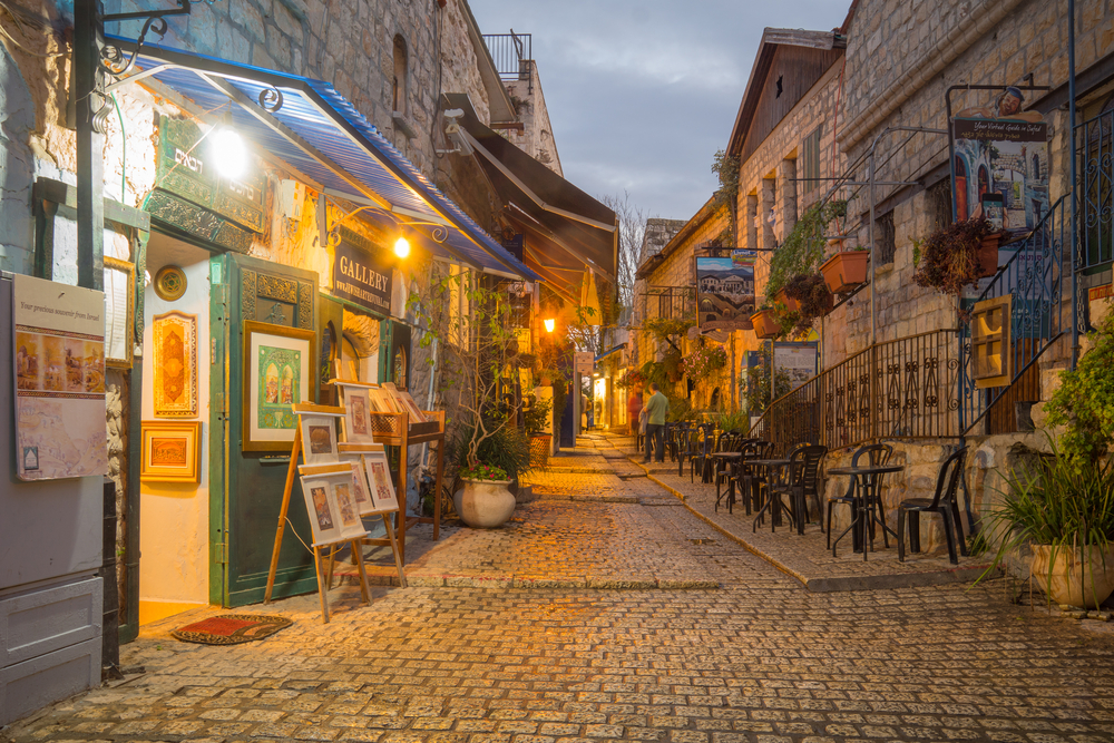 Safed alleyway, Israel