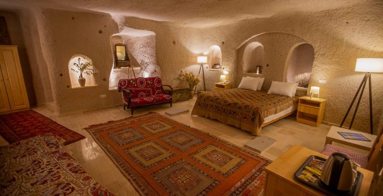 cave hotel in Turkey