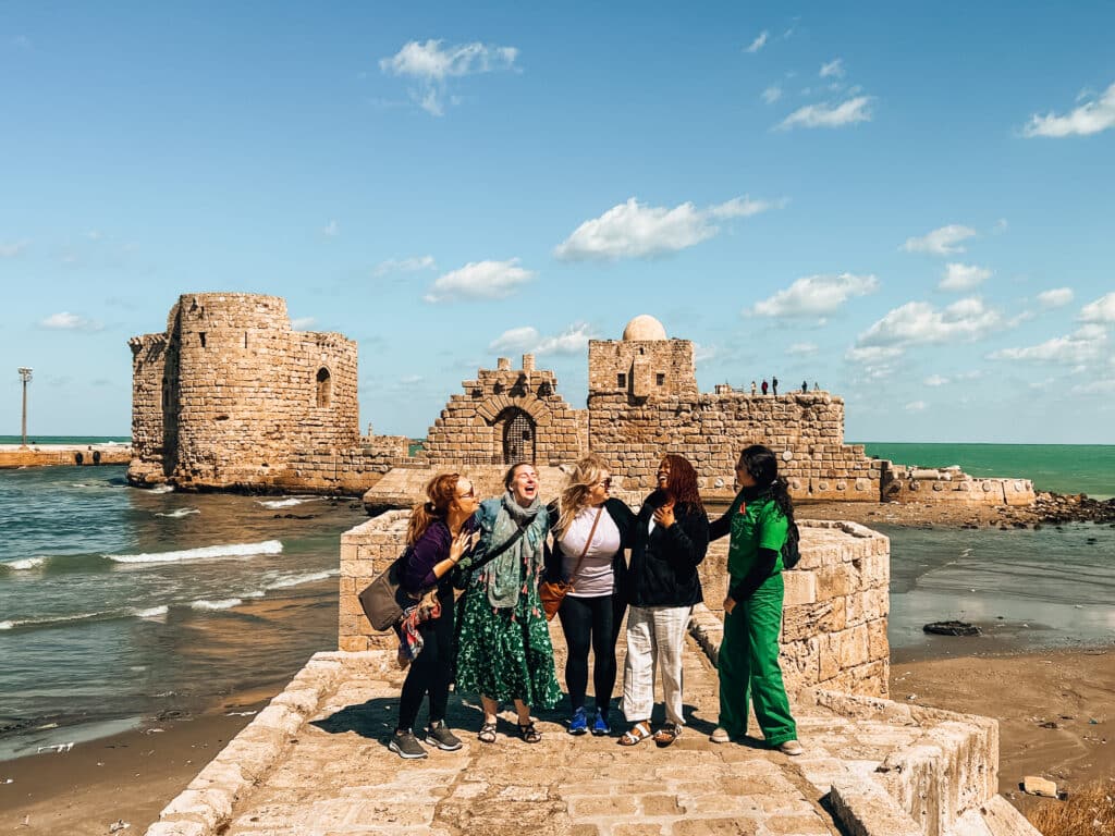 women only tour Sidon castle Lebanon