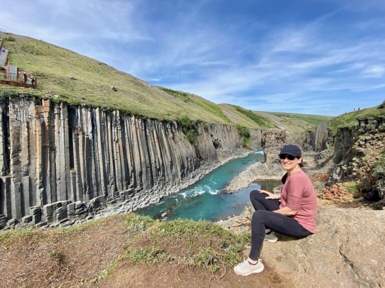 woman in Iceland traveling solo