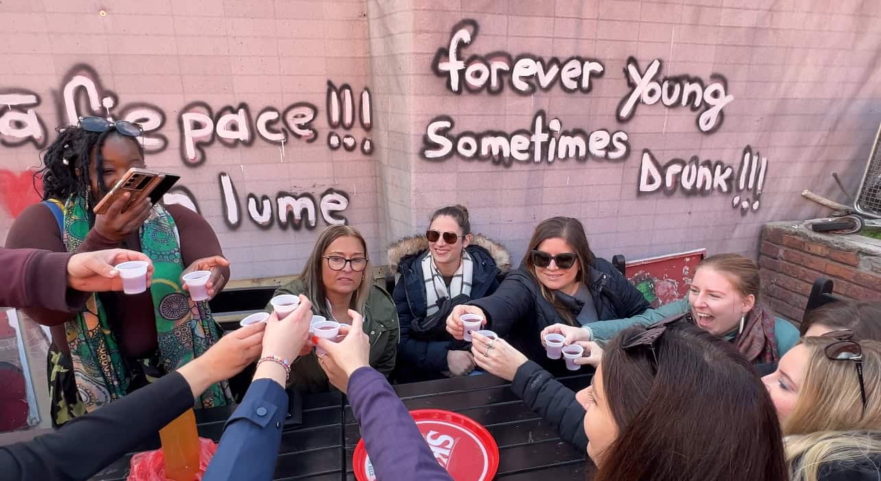 brewery in Romania on women only tour