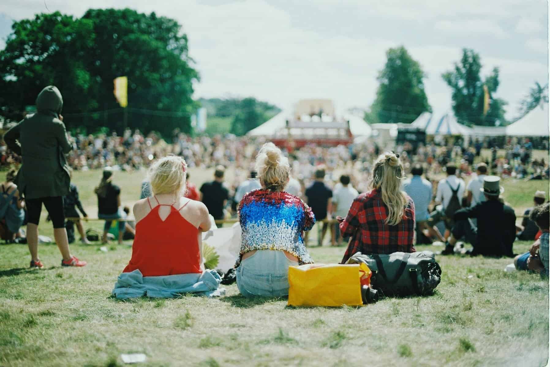 Solo travel to a music festival.