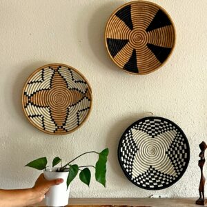 Sand & Indigo Handwoven Basket Set from Uganda