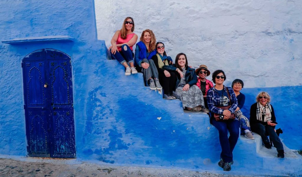 women in blue city tour