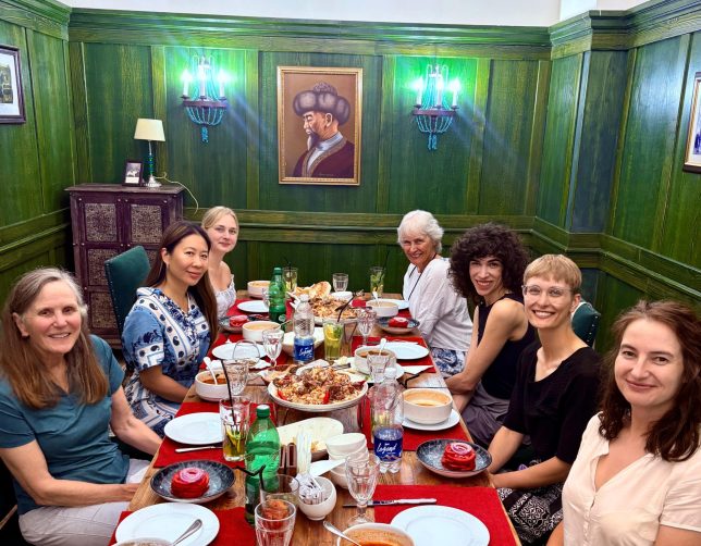 Kyrgyzstan welcome dinner, day 1