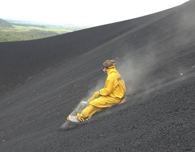 Nicaragua volcano boarding