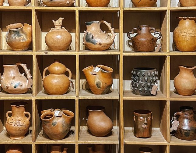 Oaxacan clay shopping