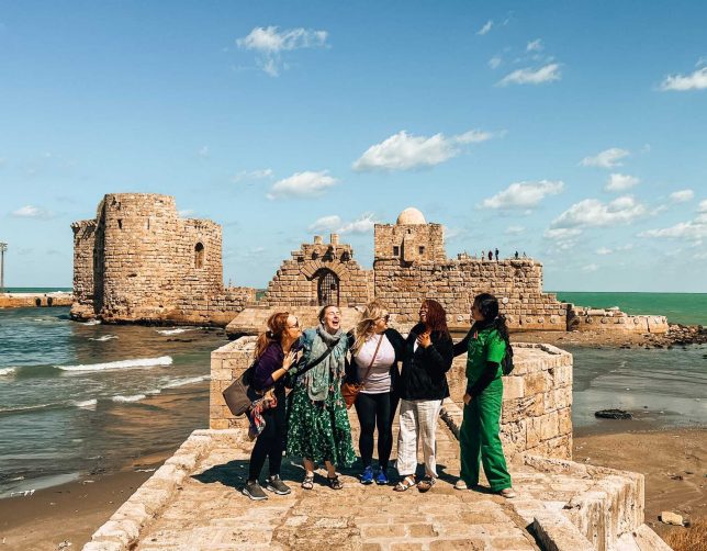 Sidon castle Lebanon women only tour Sidon castle Lebanon