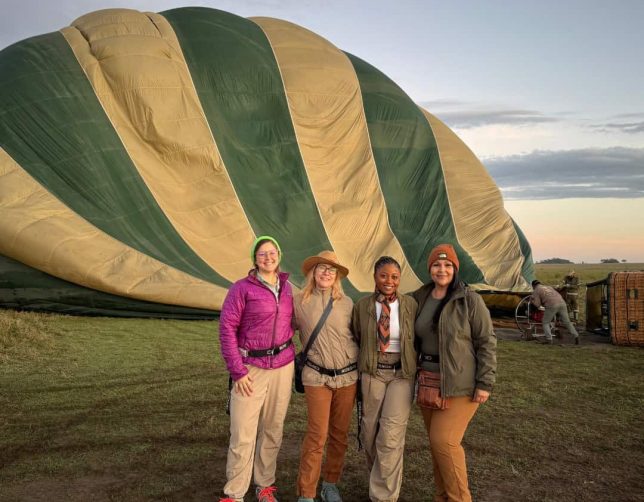 SoFe in Tanzania Safari Hot air Balloon Ride