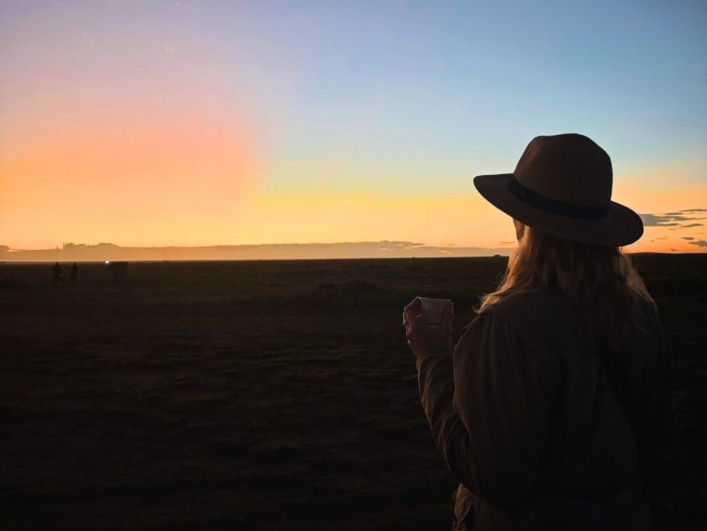 Sunset in Serengeti