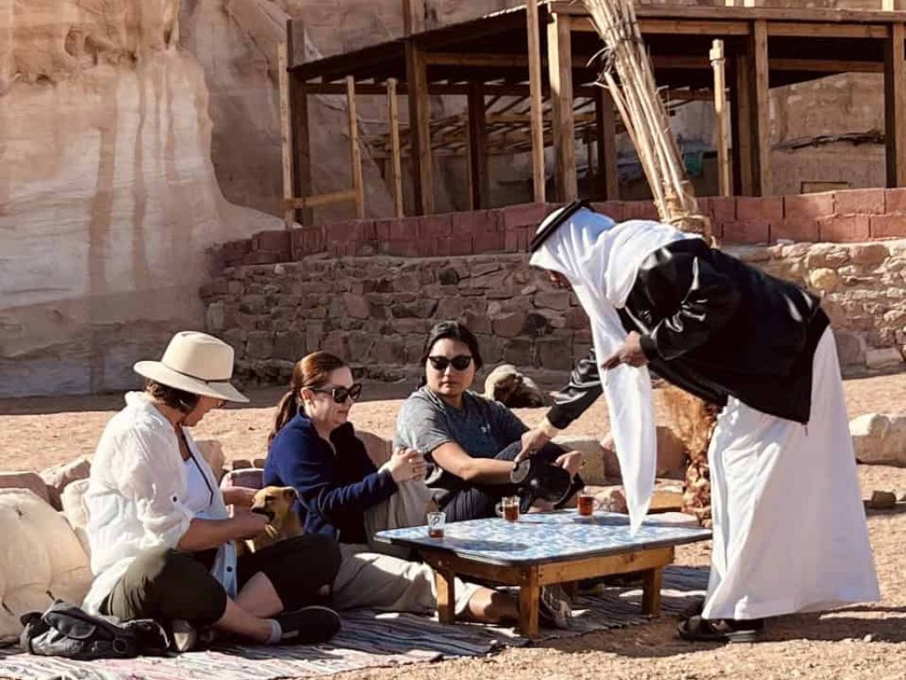 women only tour to Egypt dinner