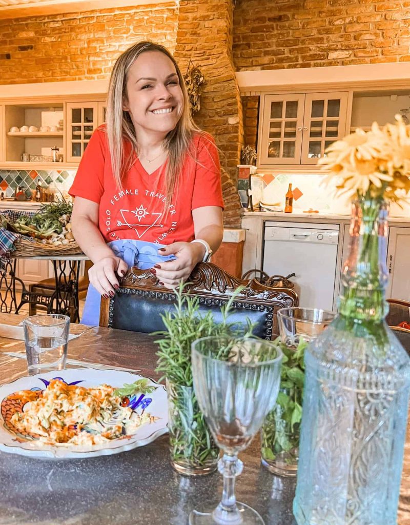 cooking class at village Turkey