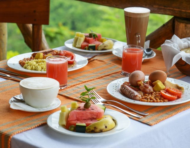 food at the Elephant Hub Uganda