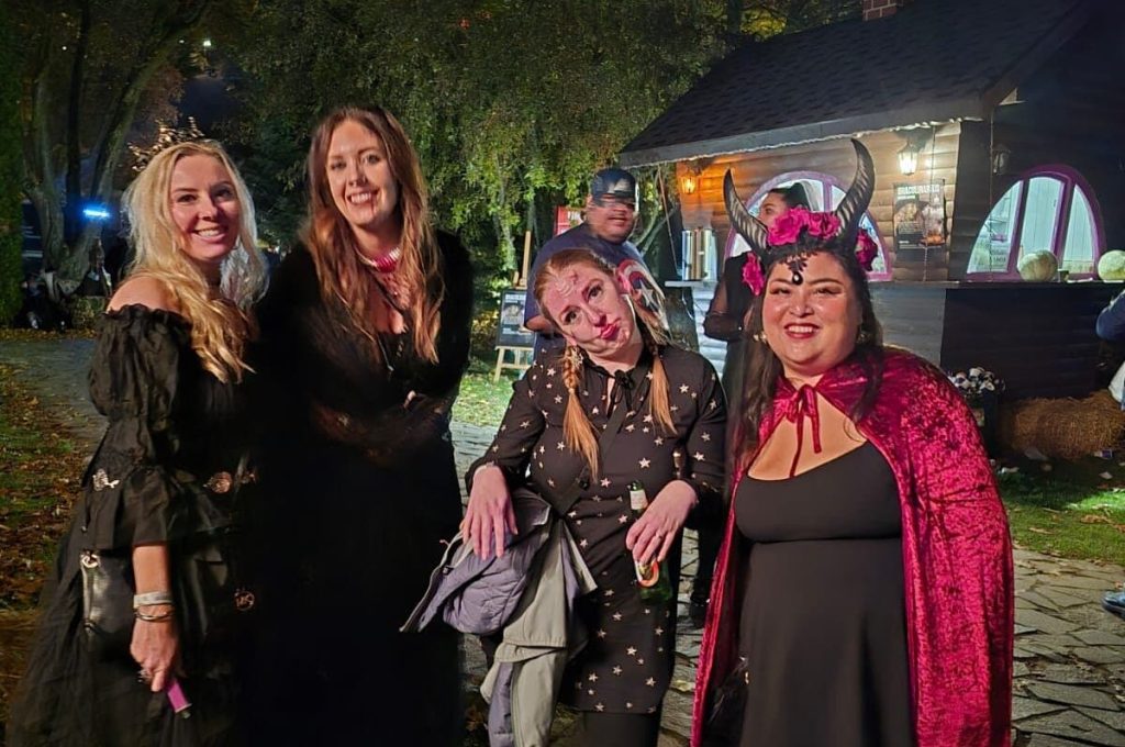 group at Bran Castle Halloween Party