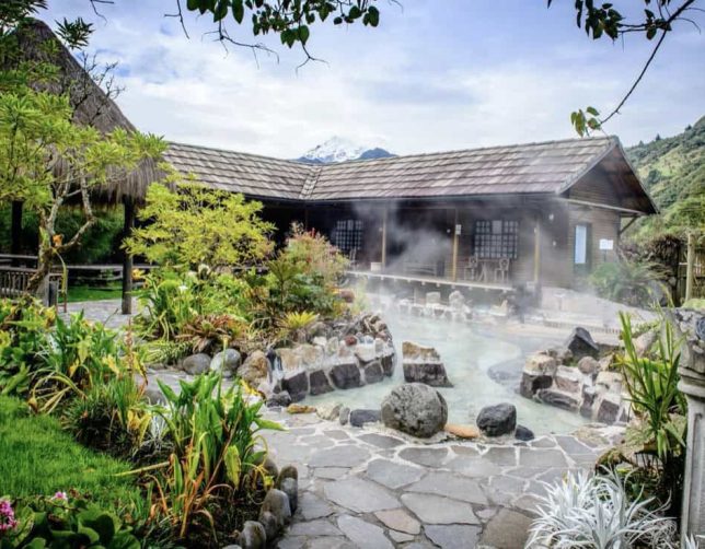 hotel with hot springs ecuador