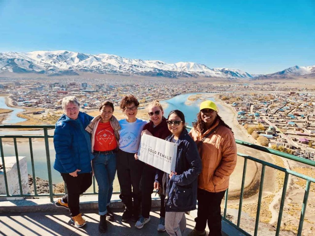 mongolia view with sofe sign