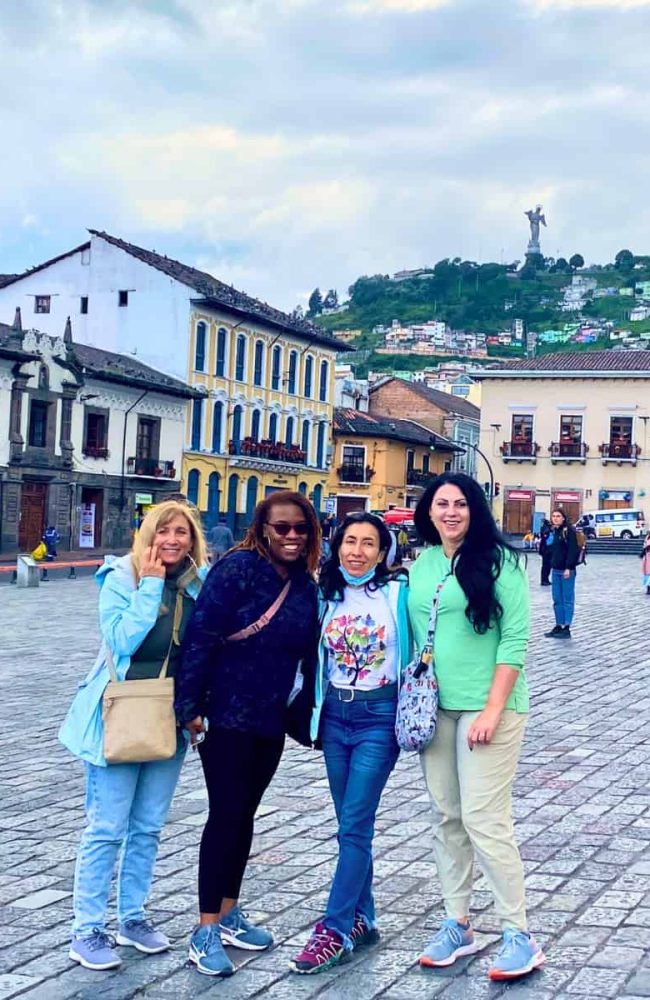 quito group photo ecuador women only tour