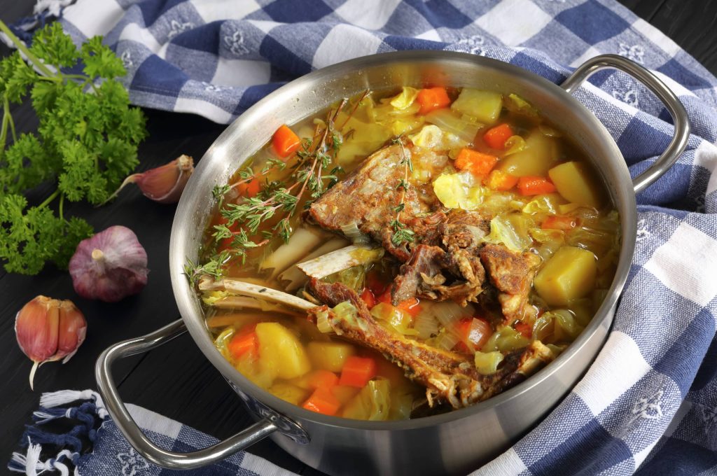 Delicious,Icelandic,Lamb,Winter,Hot,Soup,With,Vegetables,And,Spices