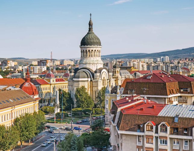 Panorama,Of,Cluj,Napoca,With,The,Dormition,Of,The,Theotokos Panorama,Of,Cluj,Napoca,With,The,Dormition,Of,The,Theotokos
