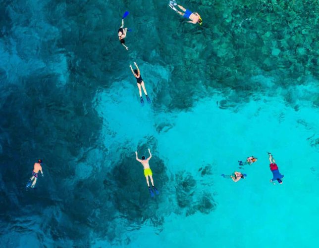 snorkeling in Baja, Mexico