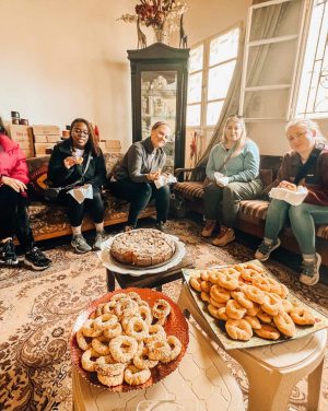 women only tour Lebanon dessert in a village home