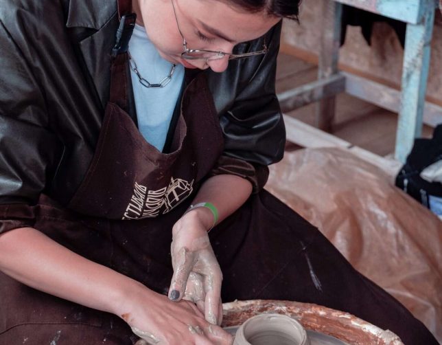 woman pottery class Try your hand at traditional pottery making in women led workshop